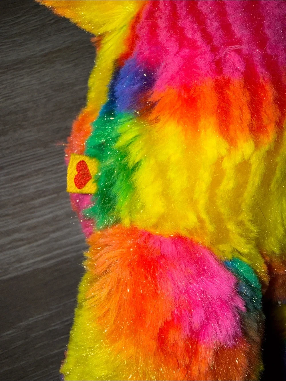 Build A Bear Rainbow Teddy Bear